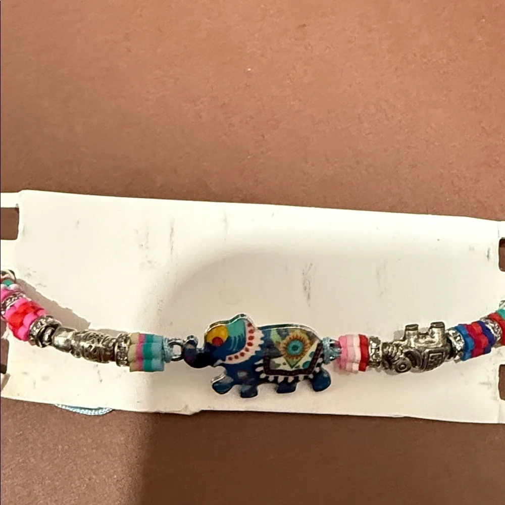 Colorful Elephant girls Bracelet